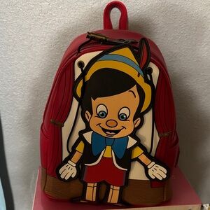 Loungefly Red Pinocchio Kids Mini Backpack